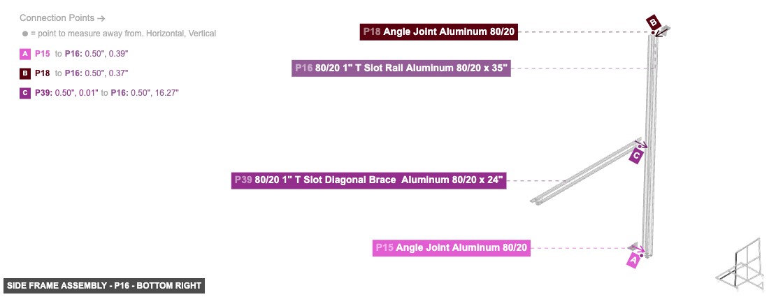 Side Frame Assembly - Part 80/20 1