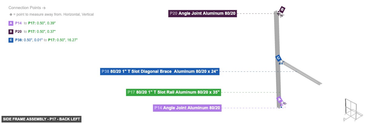 Side Frame Assembly - Part 80/20 1