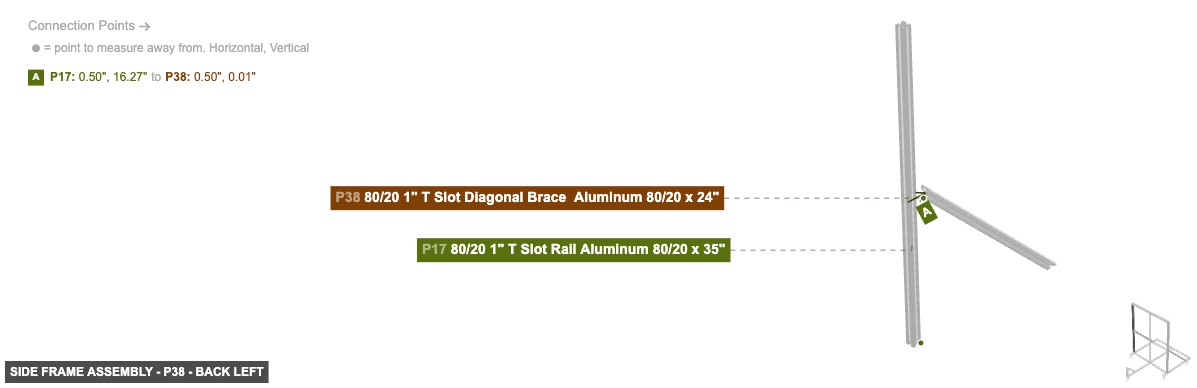 Side Frame Assembly - Part 80/20 1