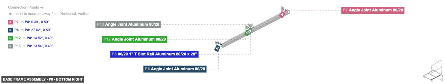Base Frame Assembly - Part 80/20 1