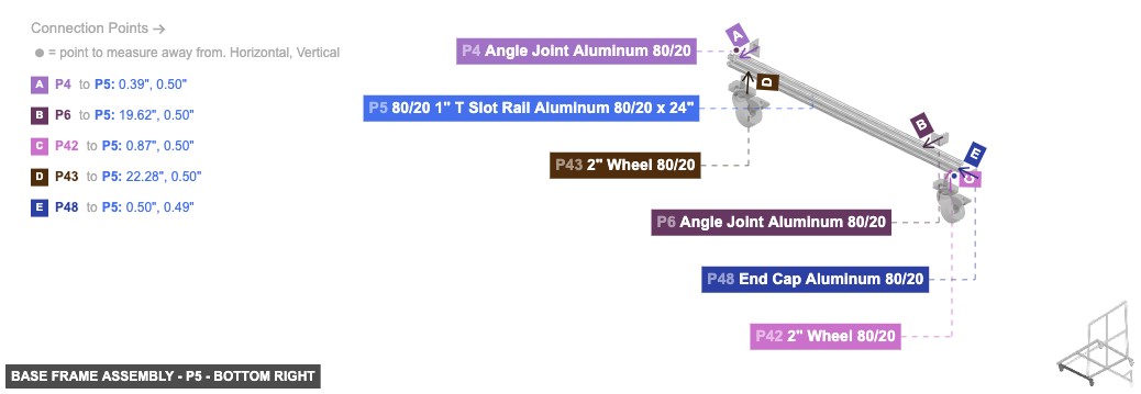Base Frame Assembly - Part 80/20 1