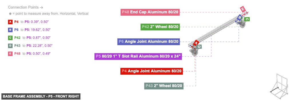 Base Frame Assembly - Part 80/20 1