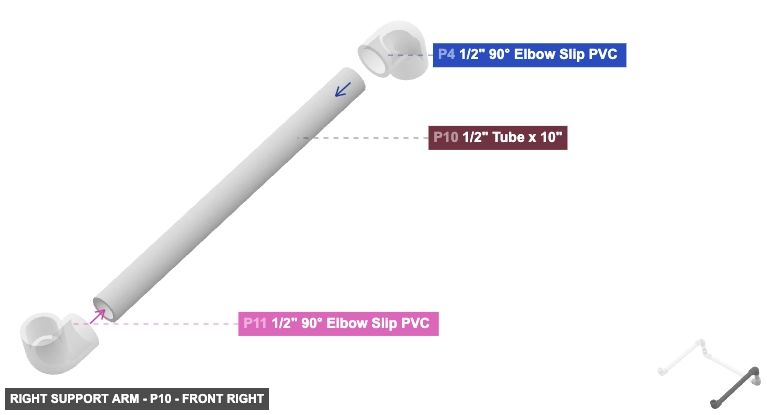 Right Support Arm - Part 1/2