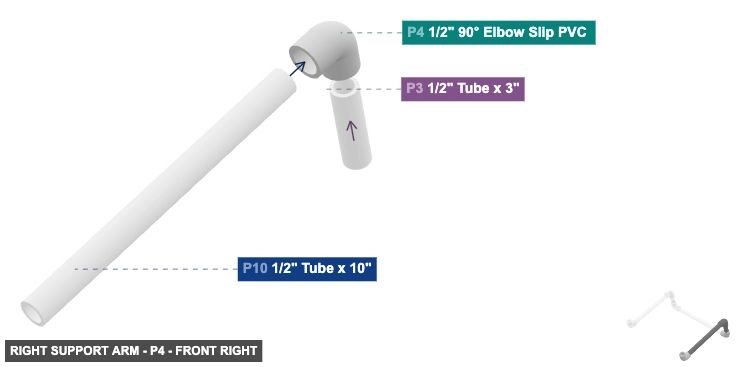Right Support Arm - Part 1/2