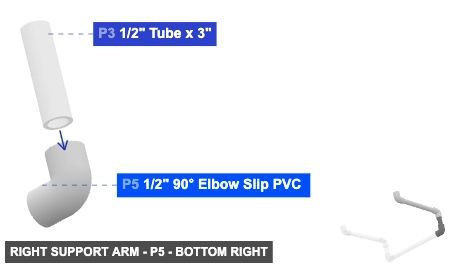 Right Support Arm - Part 1/2