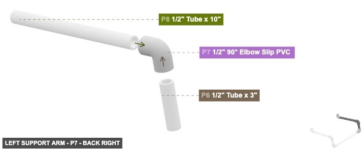 Left Support Arm - Part 1/2