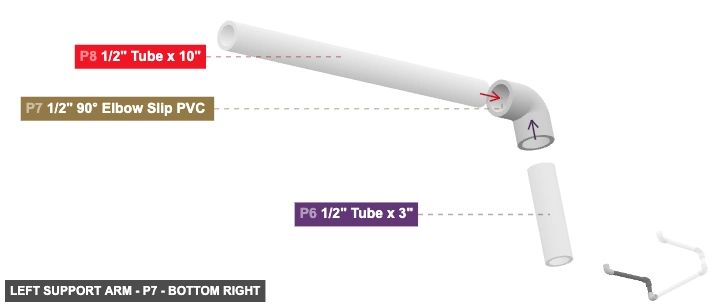 Left Support Arm - Part 1/2