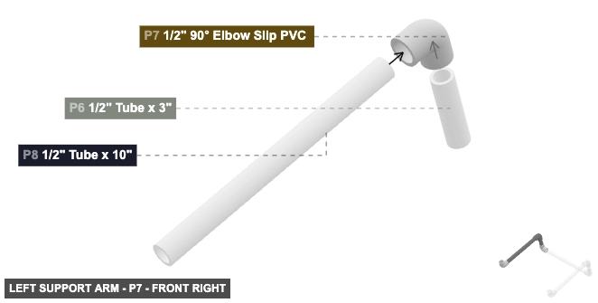 Left Support Arm - Part 1/2