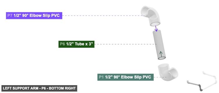Left Support Arm - Part 1/2