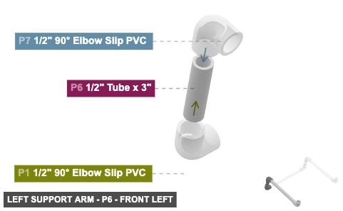 Left Support Arm - Part 1/2