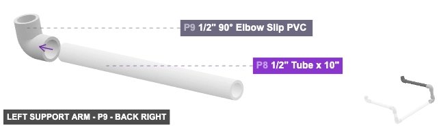 Left Support Arm - Part 1/2