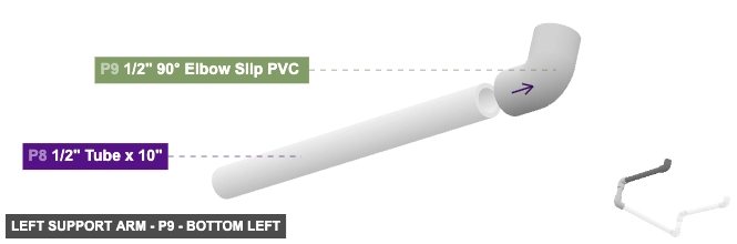 Left Support Arm - Part 1/2