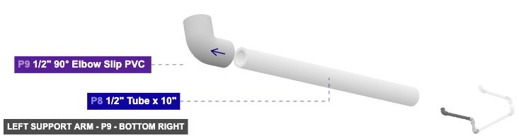 Left Support Arm - Part 1/2