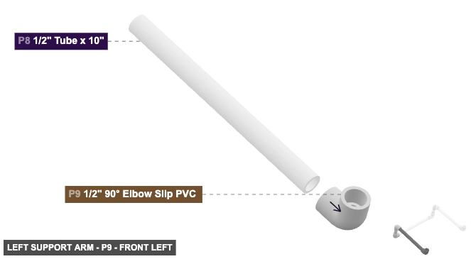 Left Support Arm - Part 1/2