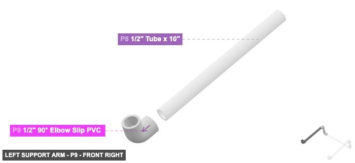 Left Support Arm - Part 1/2