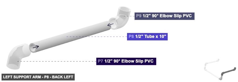 Left Support Arm - Part 1/2