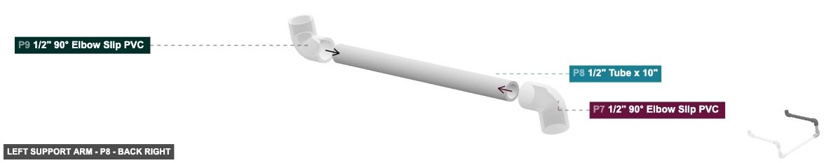 Left Support Arm - Part 1/2