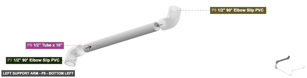 Left Support Arm - Part 1/2