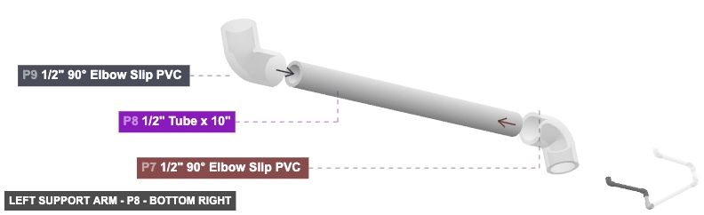 Left Support Arm - Part 1/2