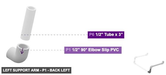 Left Support Arm - Part 1/2