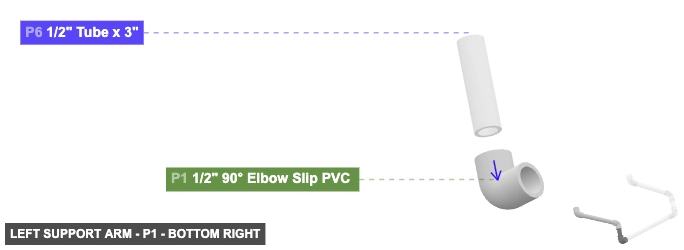 Left Support Arm - Part 1/2