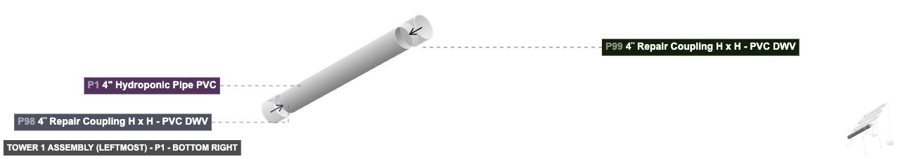 Tower 1 Assembly (Leftmost) - Part 4