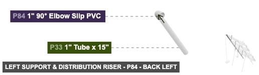 Left Support & Distribution Riser - Part 1