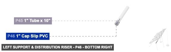 Left Support & Distribution Riser - Part 1