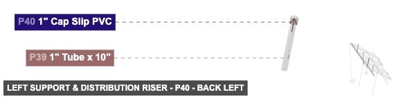 Left Support & Distribution Riser - Part 1