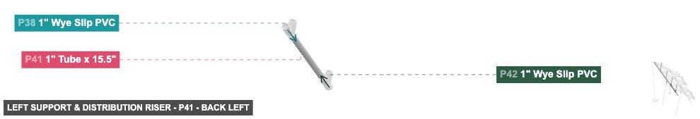 Left Support & Distribution Riser - Part 1