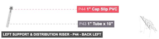 Left Support & Distribution Riser - Part 1