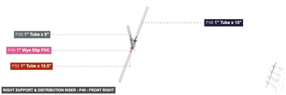 Right Support & Distribution Riser - Part 1