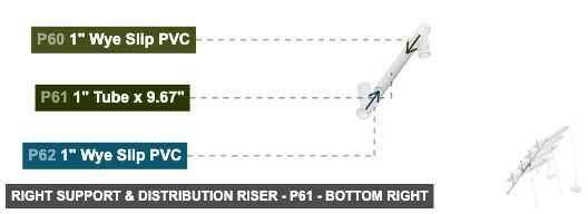 Right Support & Distribution Riser - Part 1