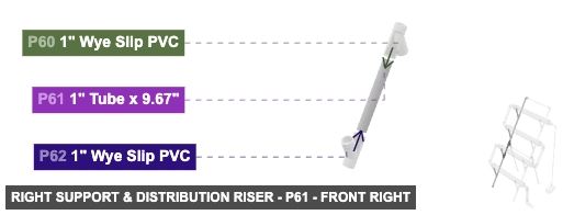 Right Support & Distribution Riser - Part 1