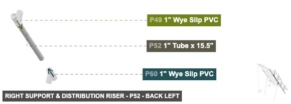 Right Support & Distribution Riser - Part 1