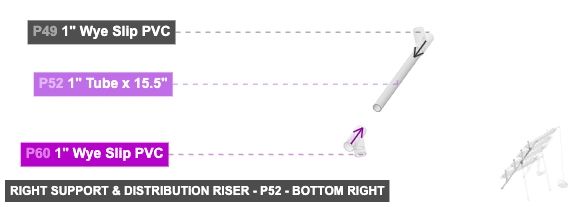 Right Support & Distribution Riser - Part 1