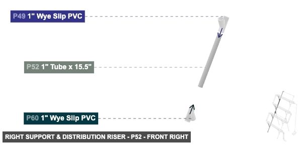 Right Support & Distribution Riser - Part 1