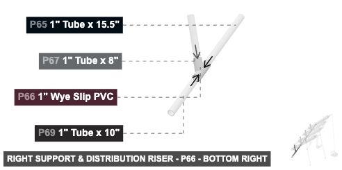 Right Support & Distribution Riser - Part 1