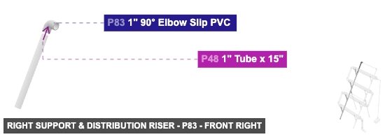 Right Support & Distribution Riser - Part 1