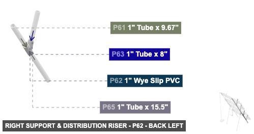 Right Support & Distribution Riser - Part 1