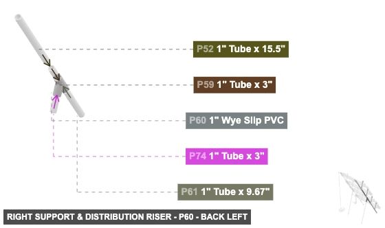 Right Support & Distribution Riser - Part 1