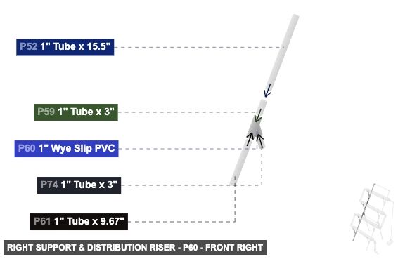 Right Support & Distribution Riser - Part 1