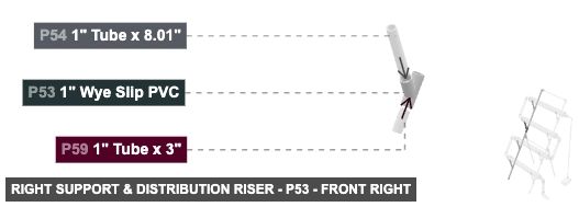 Right Support & Distribution Riser - Part 1
