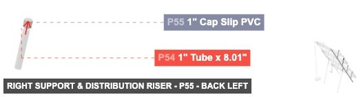 Right Support & Distribution Riser - Part 1
