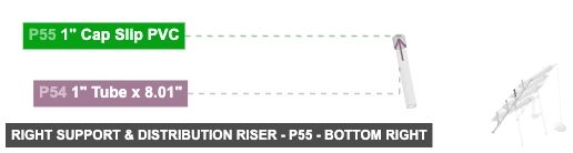 Right Support & Distribution Riser - Part 1