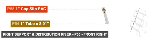 Right Support & Distribution Riser - Part 1