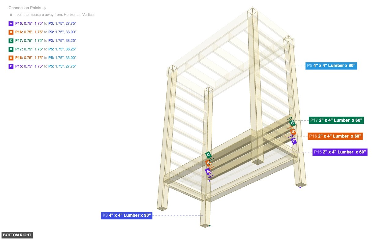 Assembly of Backrest Support Beams - bottom_right