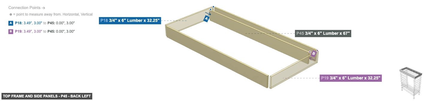 Top Frame and Side Panels - Part 3/4