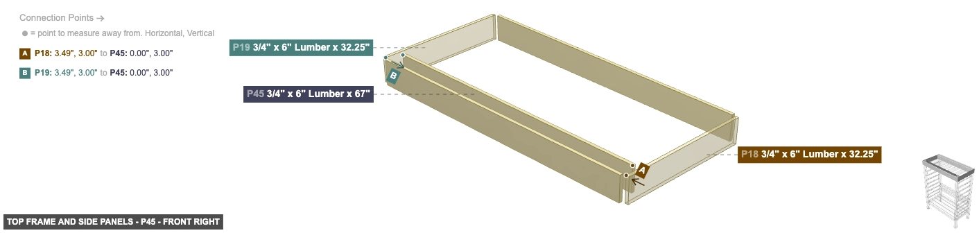 Top Frame and Side Panels - Part 3/4
