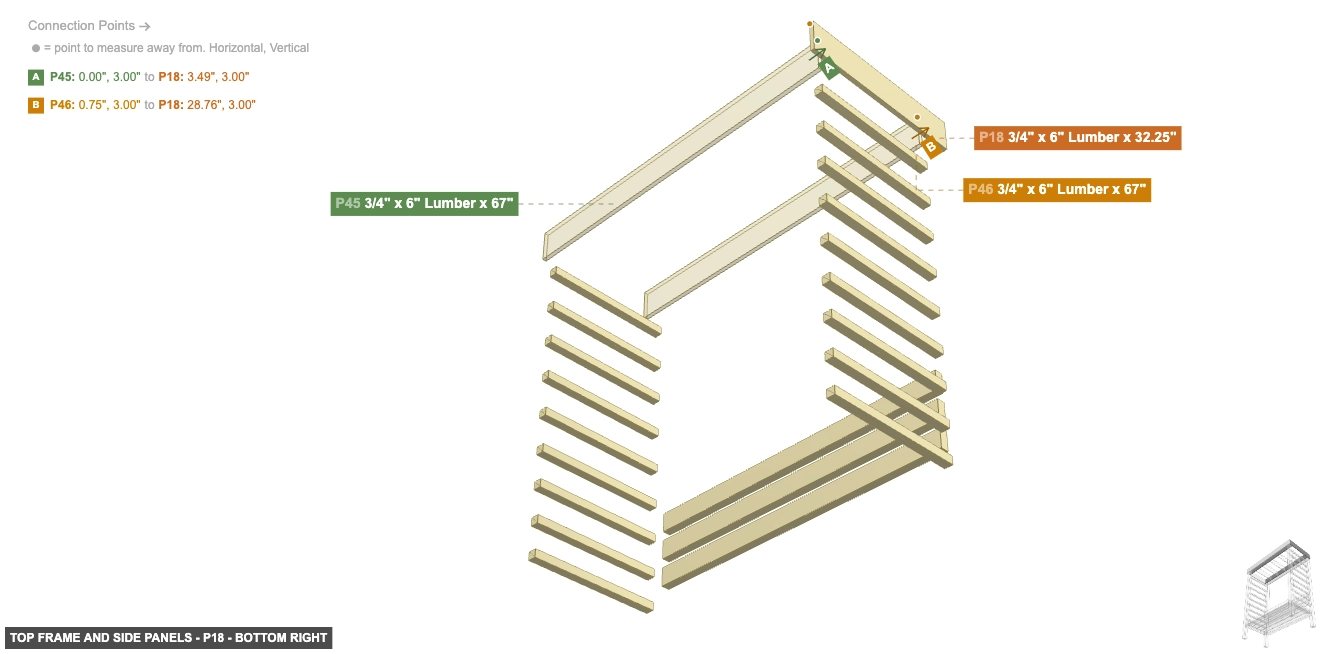 Top Frame and Side Panels - Part 3/4